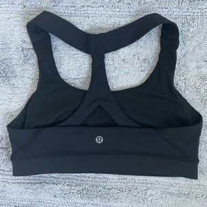 Black Lululemon Sports bra size 6
